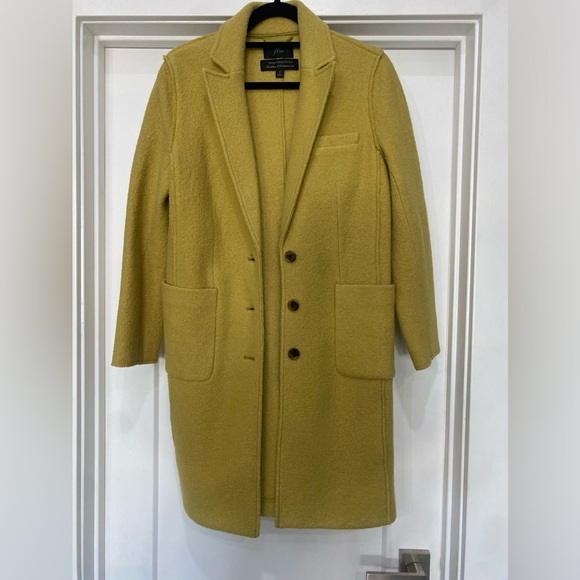 EUC J.Crew Olga Boiled Wool Topcoat - Picture 5 of 7